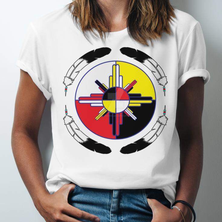 Huchnon Native American Tribe V4 Unisex Jersey Short Sleeve Crewneck Tshirt