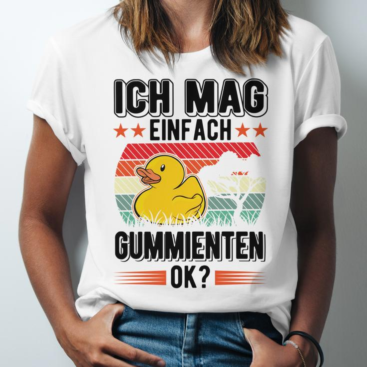 Ich Mag Einfach Gummienten Badeente Unisex Jersey Short Sleeve Crewneck Tshirt