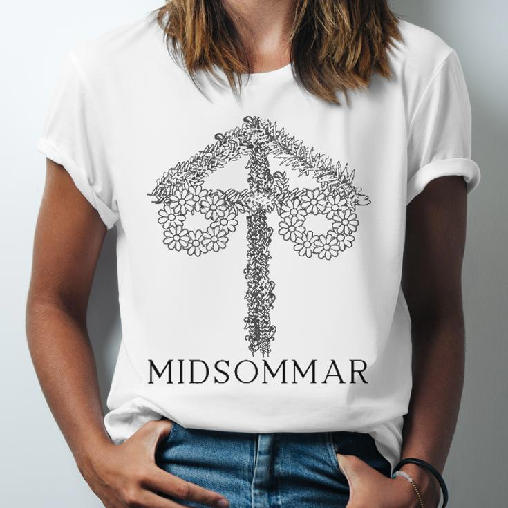 Midsummer Maypole Midsommar Festival Sweden Summer Solstice Jersey T-Shirt