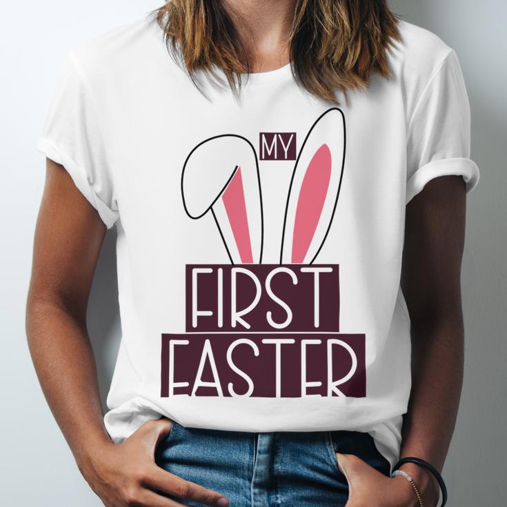 My First Easter Unisex Jersey Short Sleeve Crewneck Tshirt