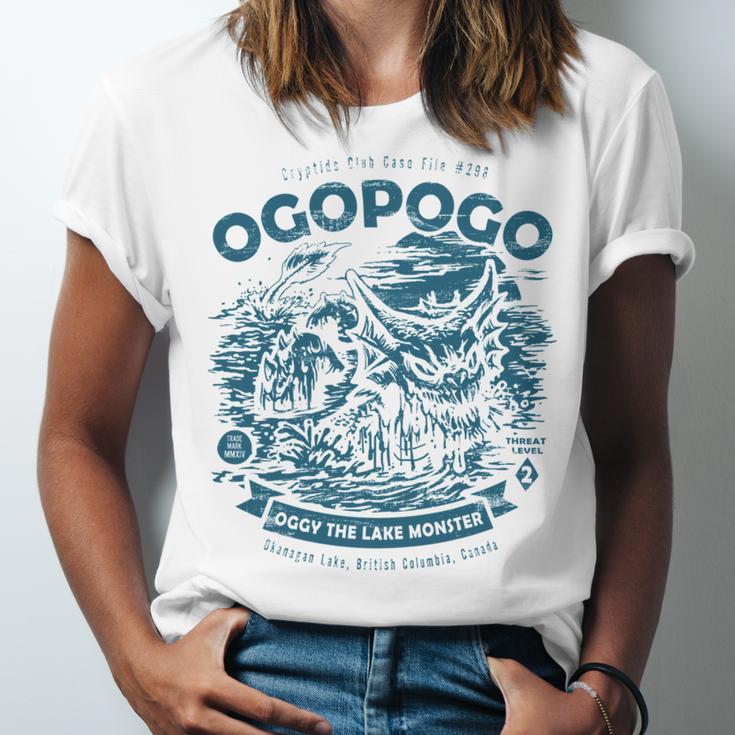 Ogopogo - Cryptids Club Case File 298 191 Trending Shirt Unisex Jersey Short Sleeve Crewneck Tshirt