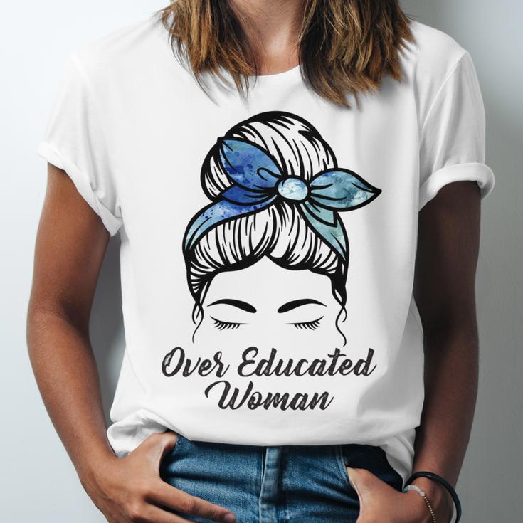 Over Educated Women Unisex Jersey Short Sleeve Crewneck Tshirt