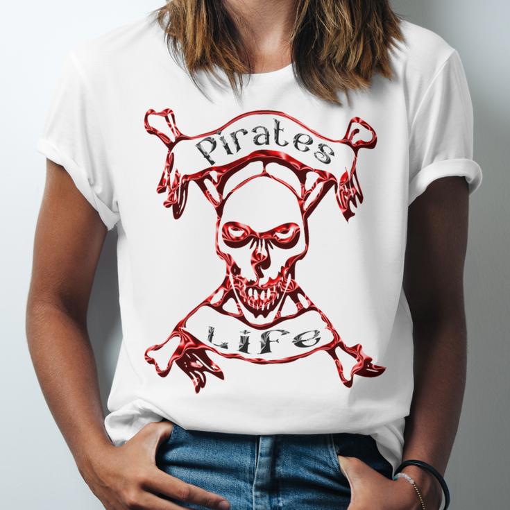 Pirates Life Talk Like A Pirate Day Unisex Jersey Short Sleeve Crewneck Tshirt