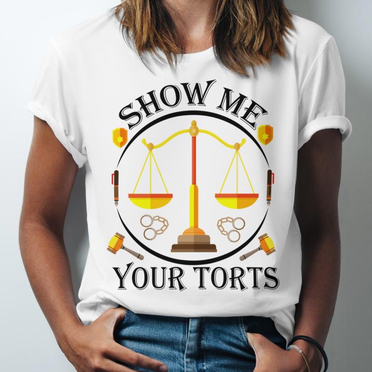 Show Me Your Torts Unisex Jersey Short Sleeve Crewneck Tshirt