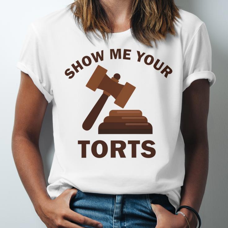 Show Me Your Torts V2 Unisex Jersey Short Sleeve Crewneck Tshirt