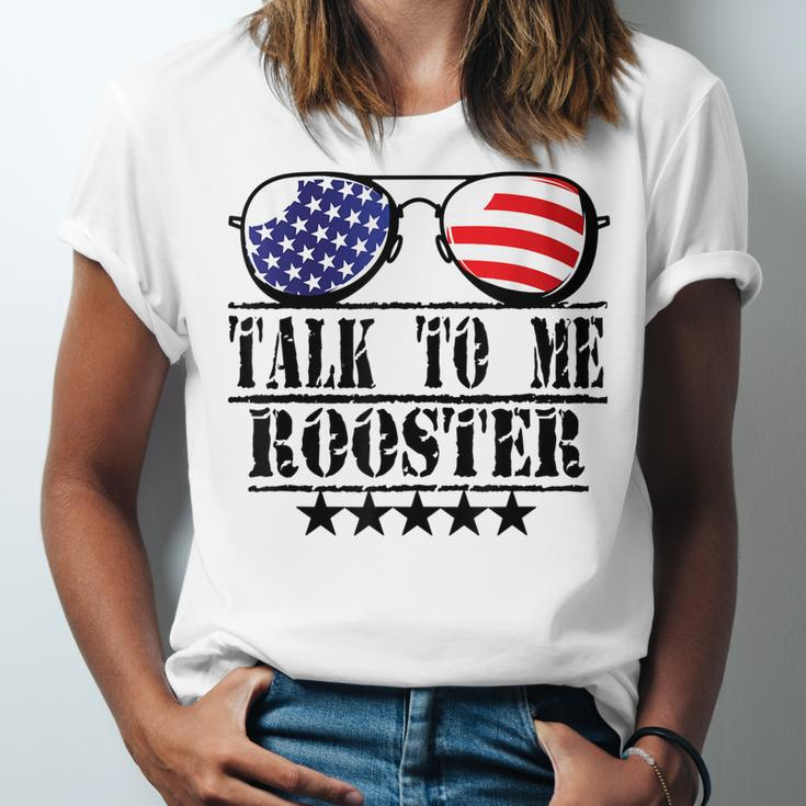 Talk To Me Rooster Unisex Jersey Short Sleeve Crewneck Tshirt