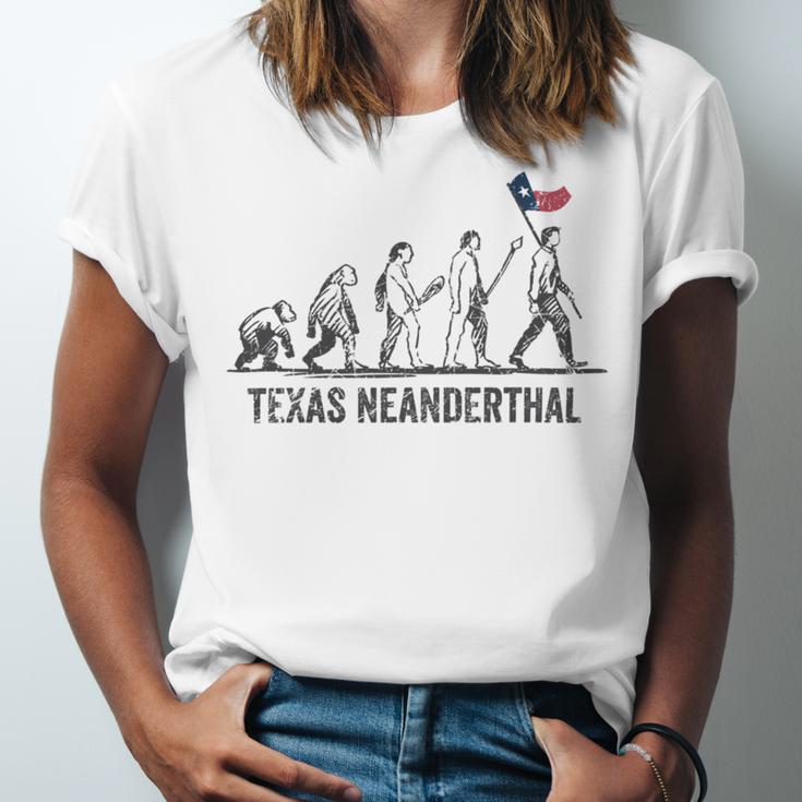 Texas Neanderthal Thinking Unisex Jersey Short Sleeve Crewneck Tshirt