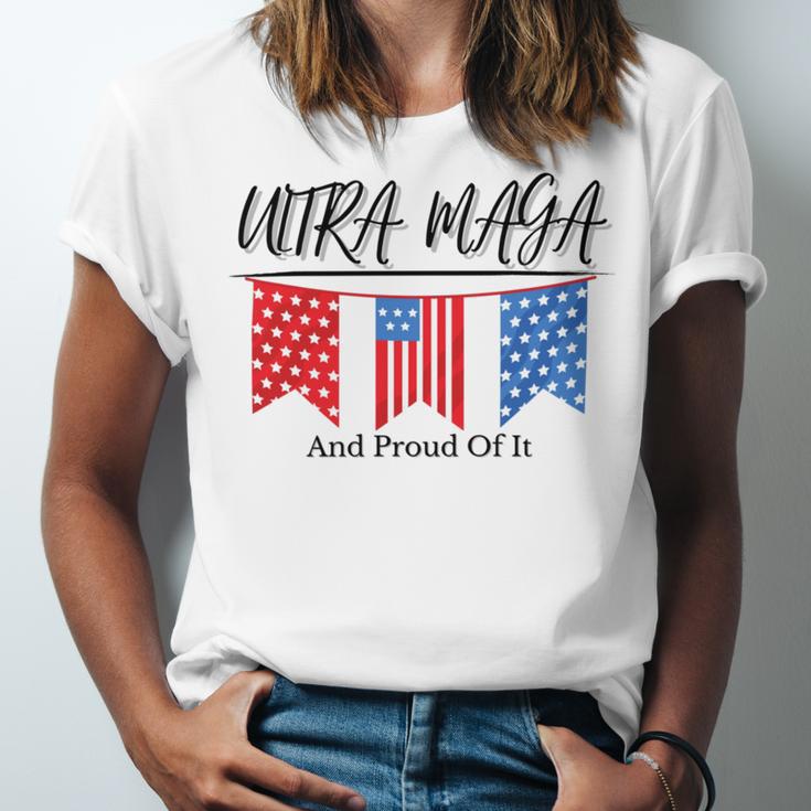 Ultra Maga And Proud Of It V15 Unisex Jersey Short Sleeve Crewneck Tshirt