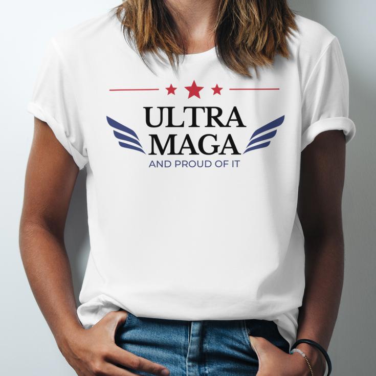 Ultra Maga And Proud Of It V16 Unisex Jersey Short Sleeve Crewneck Tshirt