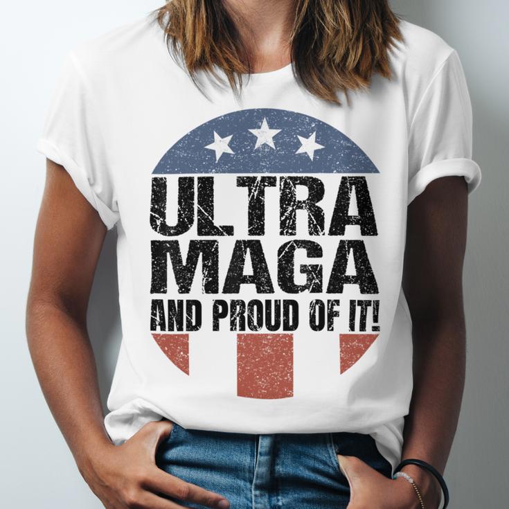 Ultra Maga And Proud Of It V19 Unisex Jersey Short Sleeve Crewneck Tshirt