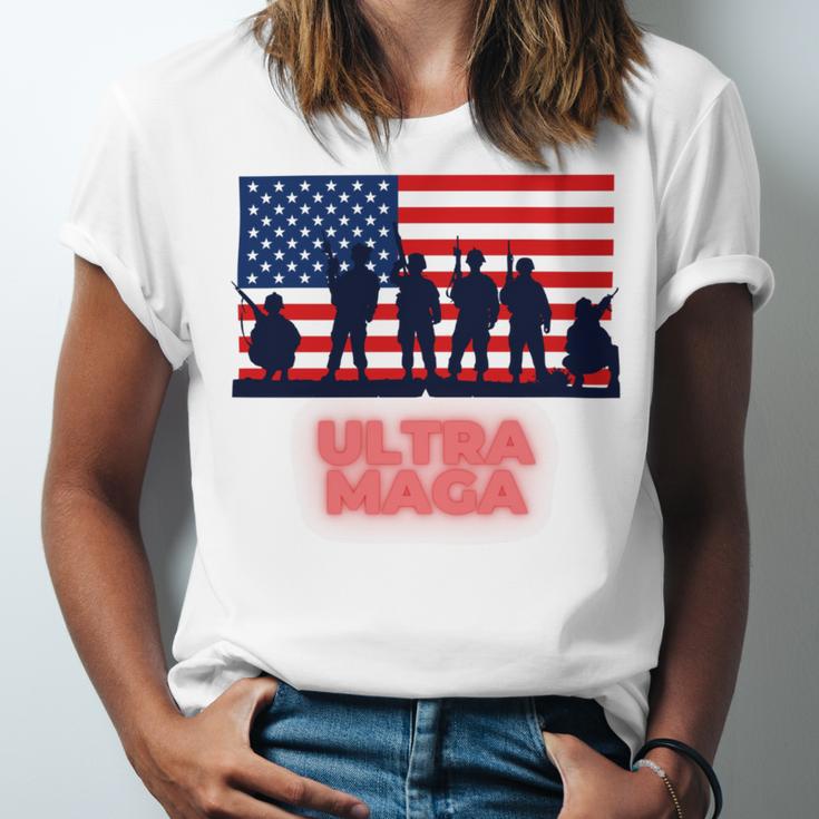 Ultra Maga And Proud Of It V21 Unisex Jersey Short Sleeve Crewneck Tshirt