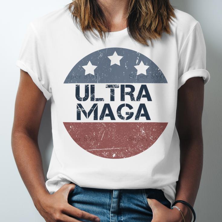 Ultra Maga And Proud Of It V4 Unisex Jersey Short Sleeve Crewneck Tshirt