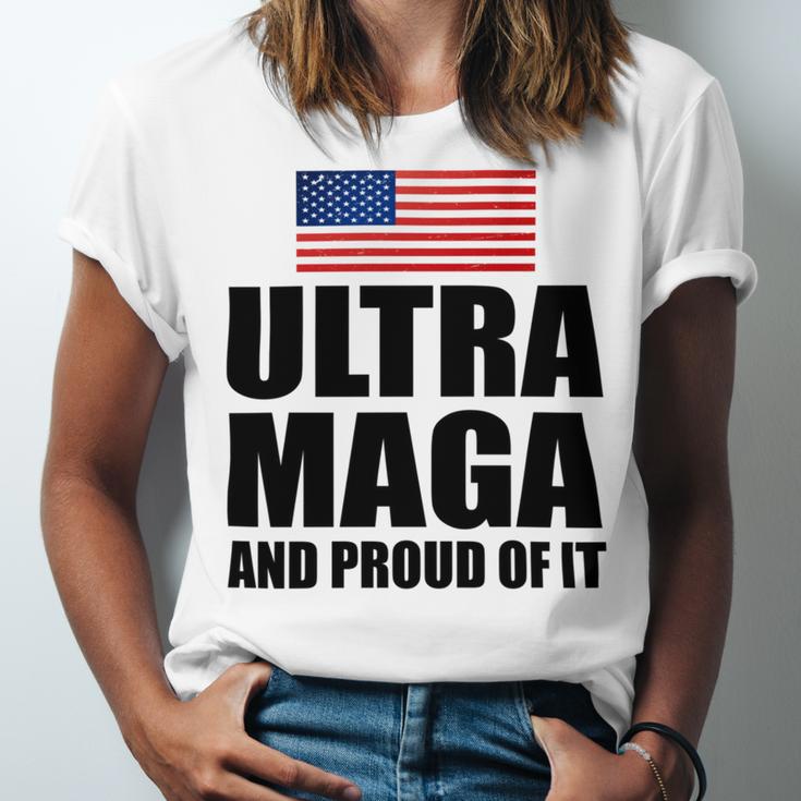 Ultra Maga And Proud Of It V8 Unisex Jersey Short Sleeve Crewneck Tshirt