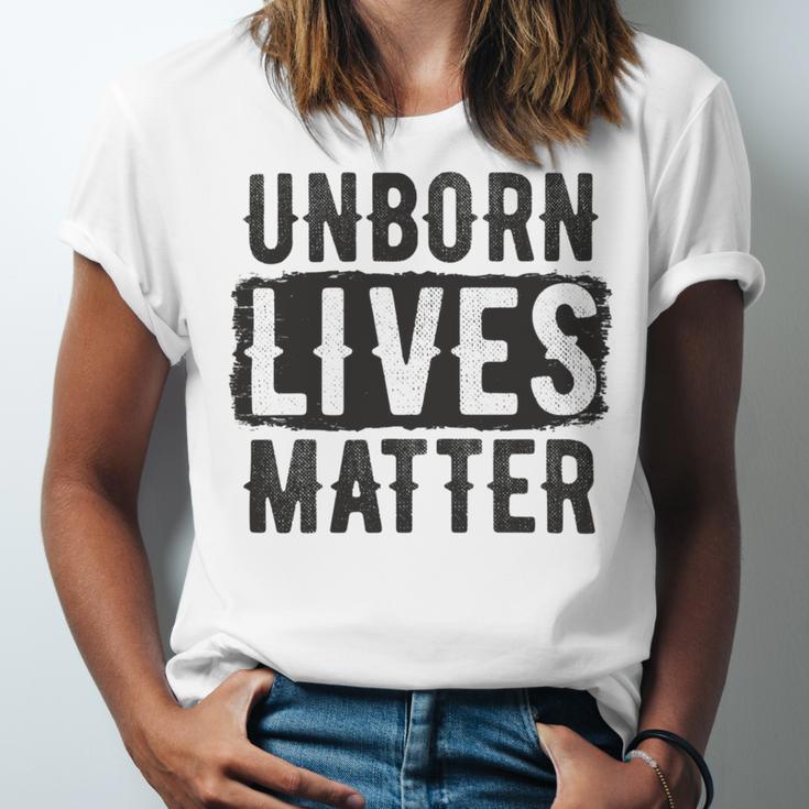 Unborn Lives Matter Unisex Jersey Short Sleeve Crewneck Tshirt