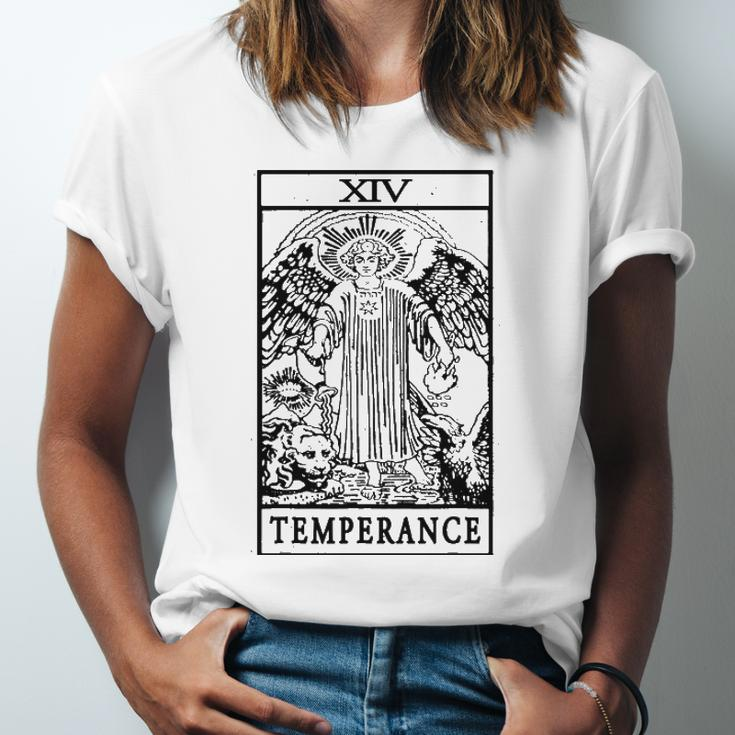 Vintage Tarot Card Temperance Card Occult Tarot Jersey T-Shirt