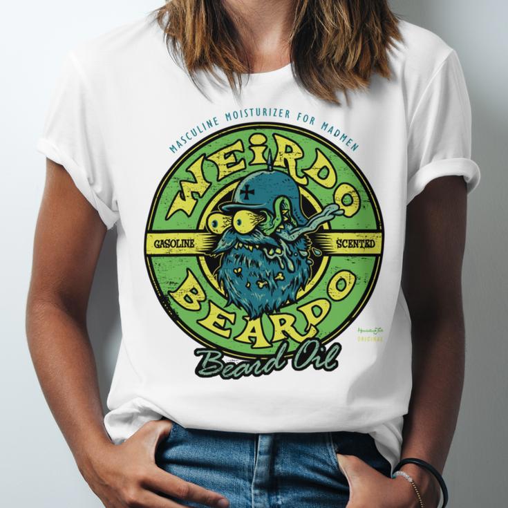 Weirdo Beardo 157 Trending Shirt Unisex Jersey Short Sleeve Crewneck Tshirt