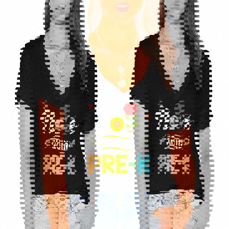 Teaching Children Teaching Teacher Preschool Teacher Women's Jersey Short Sleeve Deep V-Neck Tshirt