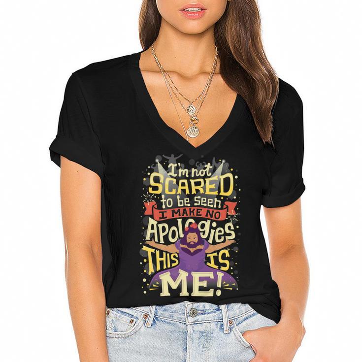 This Is Me  291 Trending Shirt Women's Jersey Short Sleeve Deep V-Neck Tshirt