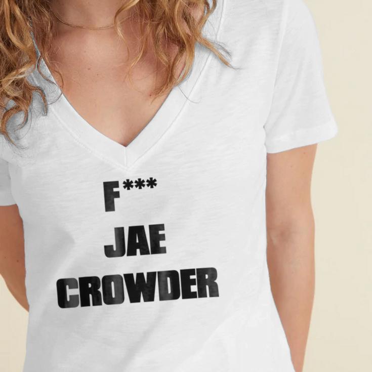 F Jae Crowder V2 Women's Jersey Short Sleeve Deep V-Neck Tshirt