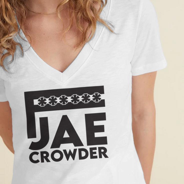 F Jae Crowder Women's Jersey Short Sleeve Deep V-Neck Tshirt