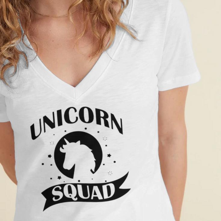 Unicorn Squad 22 Trending Shirt Women's Jersey Short Sleeve Deep V-Neck Tshirt