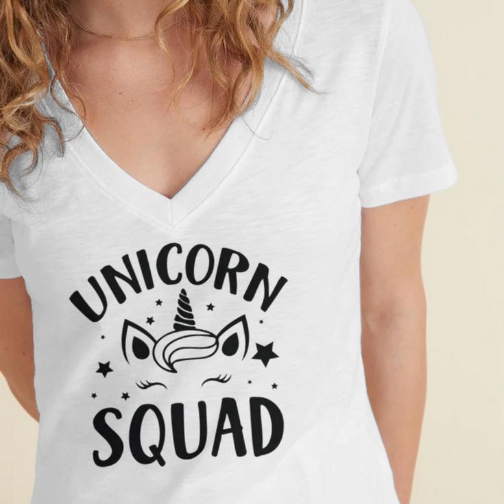 Unicorn Squad 23 Trending Shirt Women's Jersey Short Sleeve Deep V-Neck Tshirt