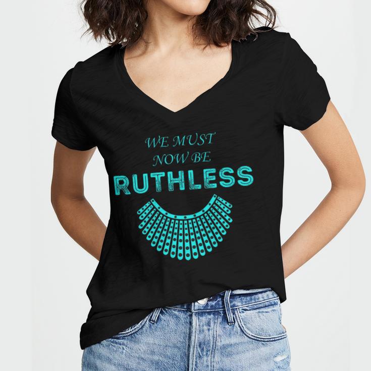 Vote And Tell Them Ruth Sent You 33 Shirt Women's Jersey Short Sleeve Deep V-Neck Tshirt