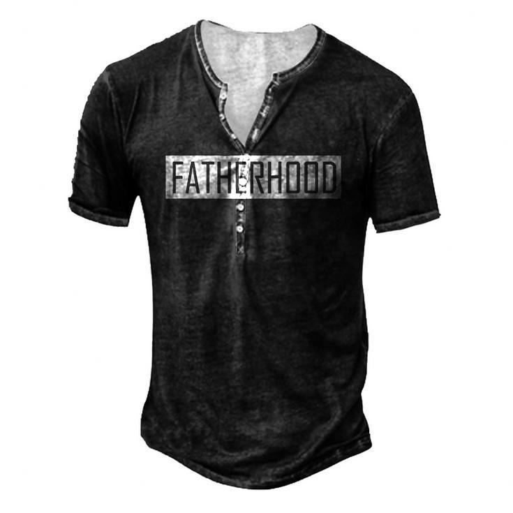 Im A Fatherhood Fathers Day Men's Henley T-Shirt