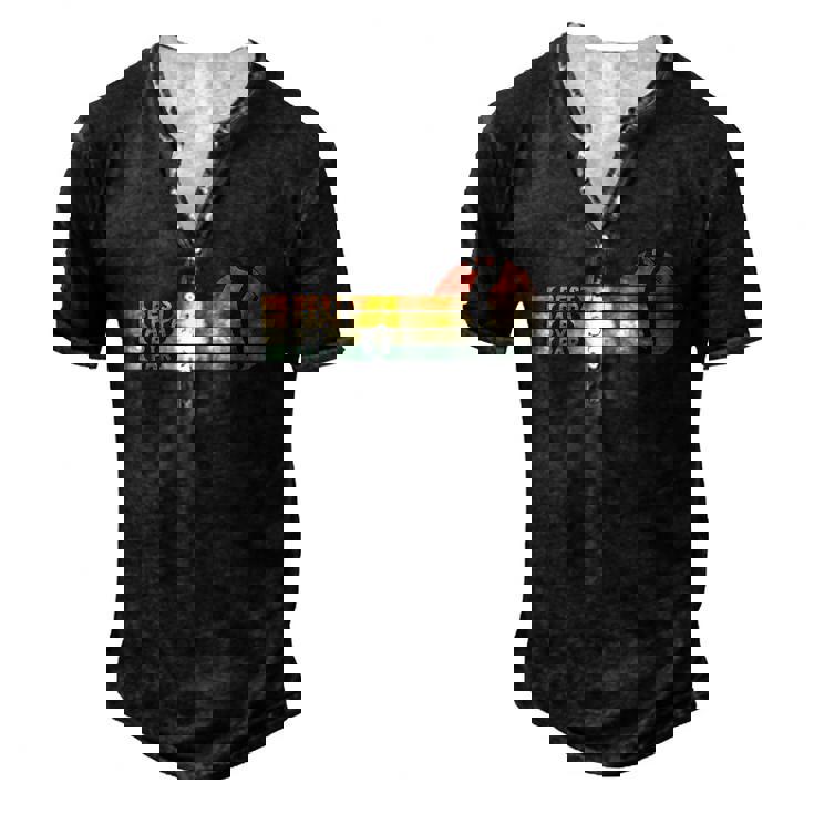 Mens Golf Best Papa By Par Fathers Day Golf Men's Henley T-Shirt