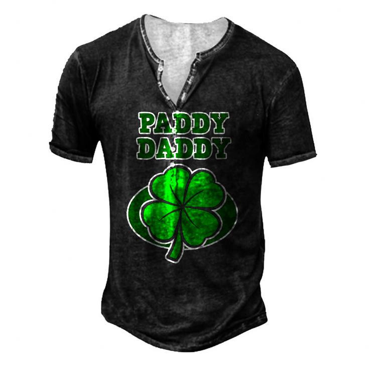 St Patricks Day For Father Paddy Daddy Men's Henley T-Shirt