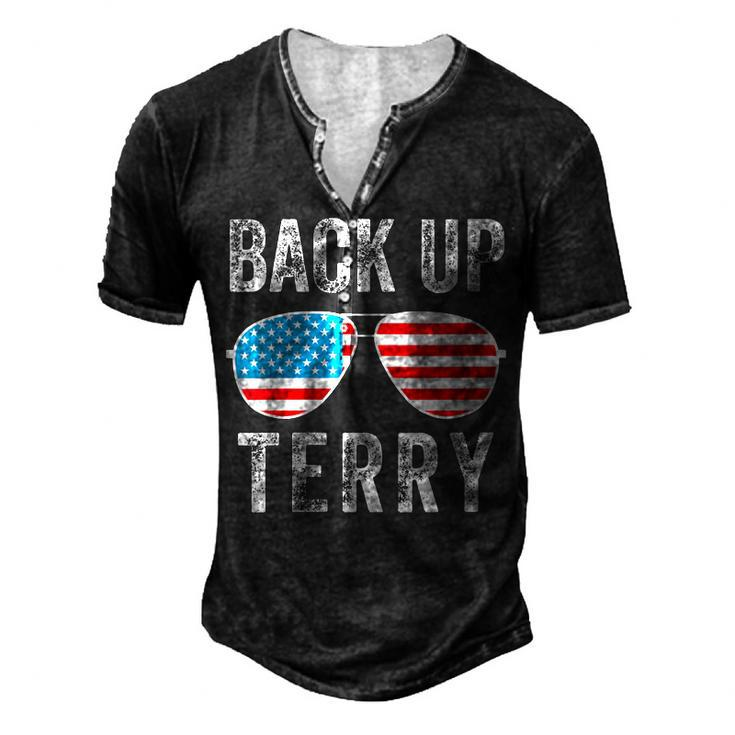 Womens Back Up Terry Put It In Reverse Fireworks 4Th Of July Men's Henley T-Shirt