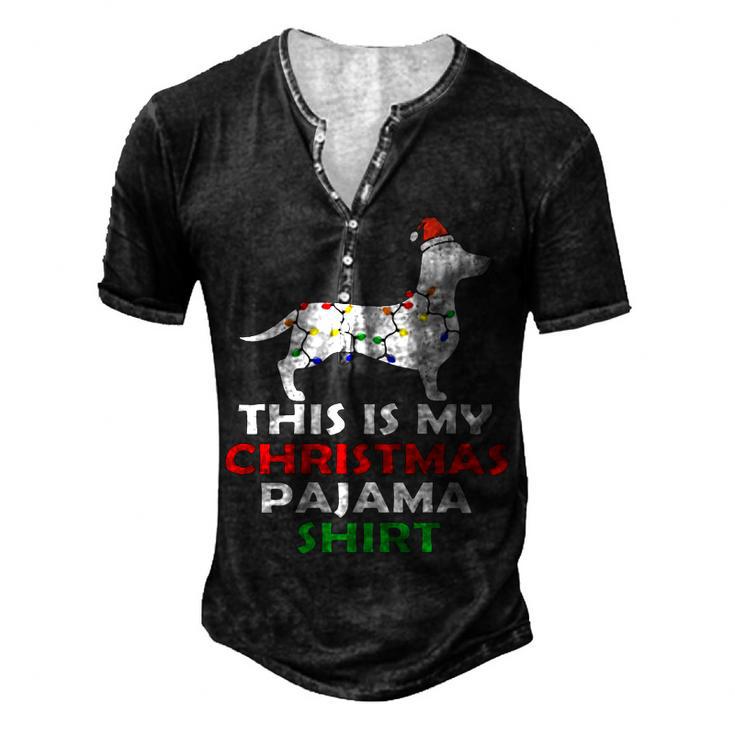 This Is My Christmas Pajama 875 Shirt Men's Henley Button-Down 3D Print T-shirt