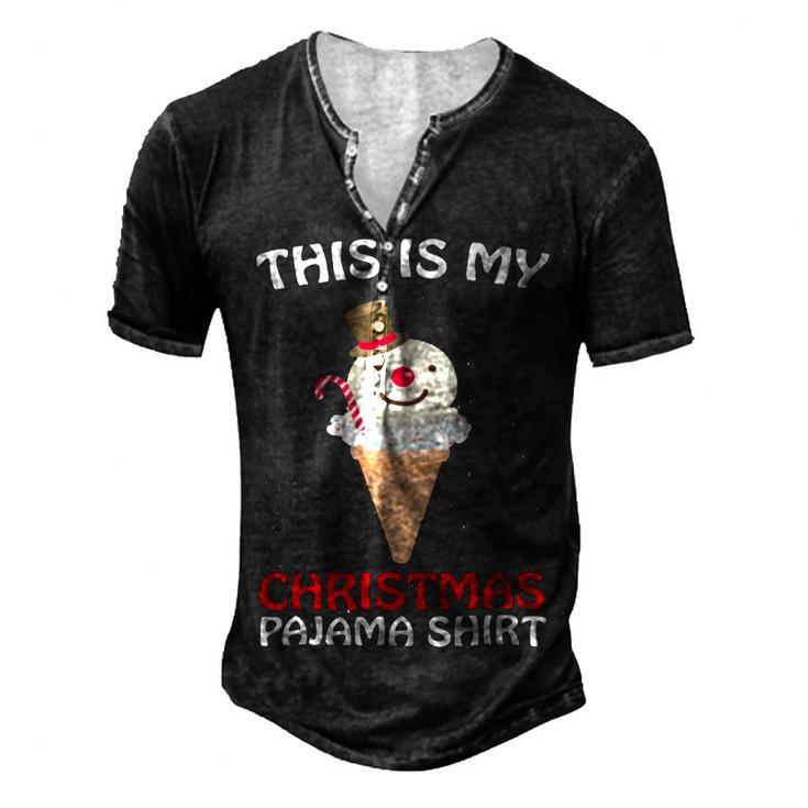 This Is My Christmas Pajama 879 Shirt Men's Henley Button-Down 3D Print T-shirt