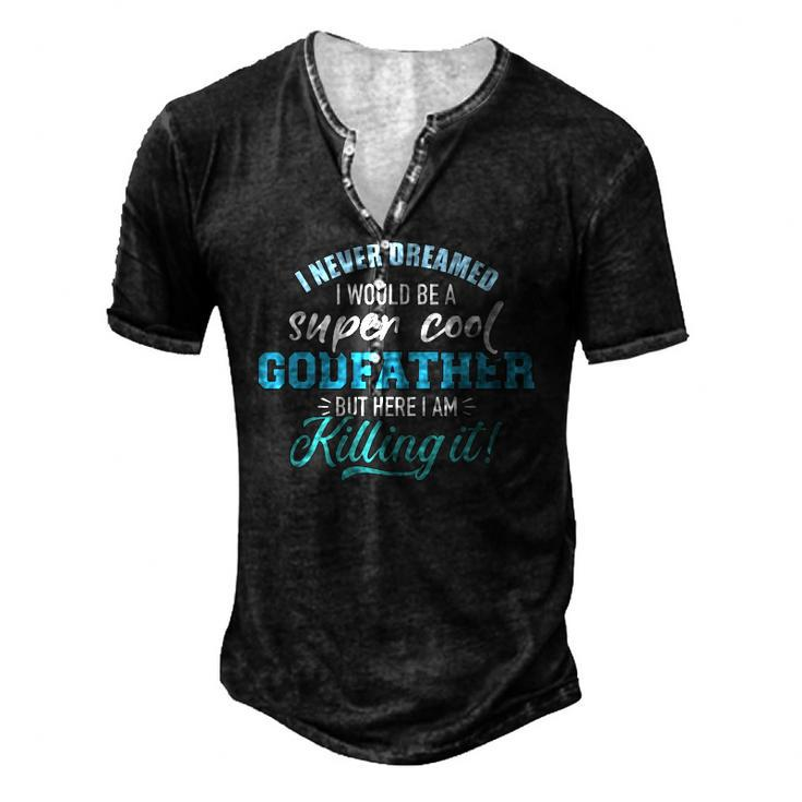 This Is What The Worlds Greatest Godfather Looks Like Men's Henley T-Shirt