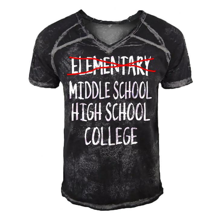 2022 Elementary Graduation-Fun Elementary School Graduation Men's Short Sleeve V-neck 3D Print Retro Tshirt