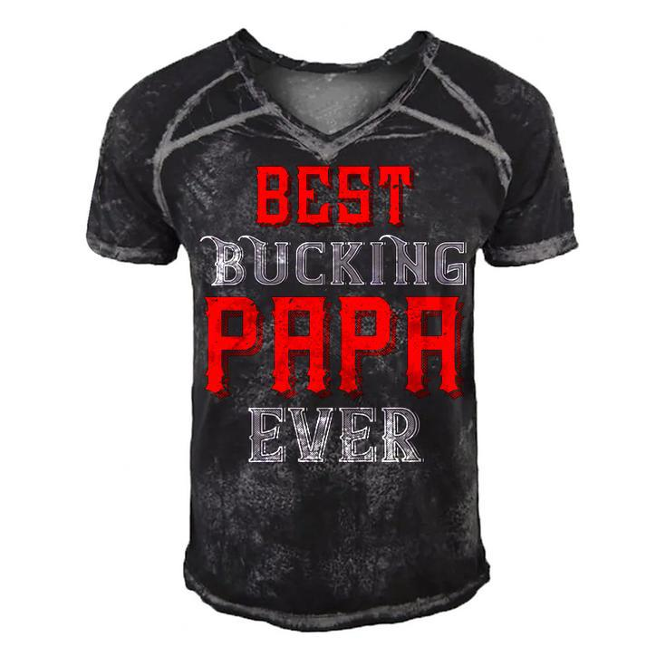 Best Buking Papa Ever Papa T-Shirt Fathers Day Gift Men's Short Sleeve V-neck 3D Print Retro Tshirt