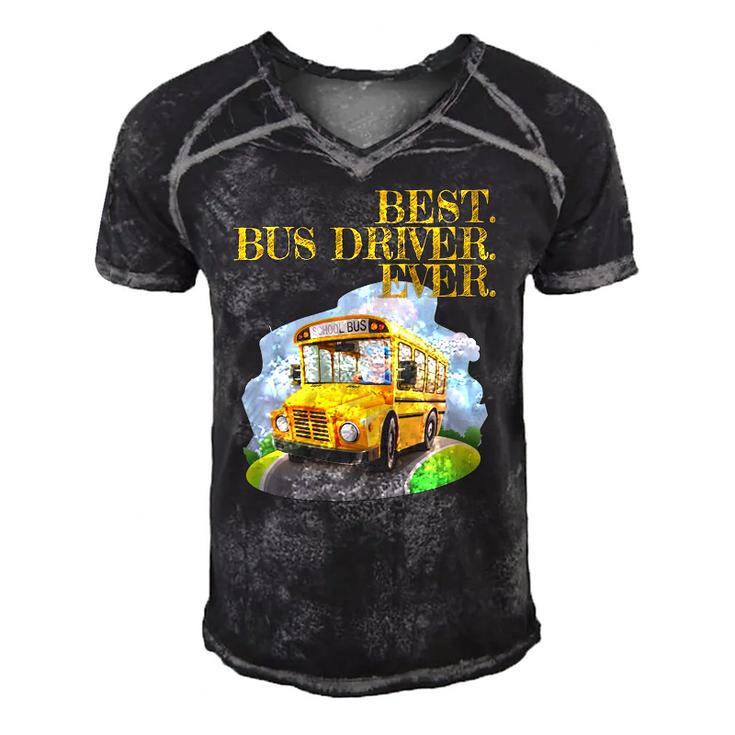 Best Bus Driver Ever Graphic - School Bus Driver Tee Gift  Men's Short Sleeve V-neck 3D Print Retro Tshirt