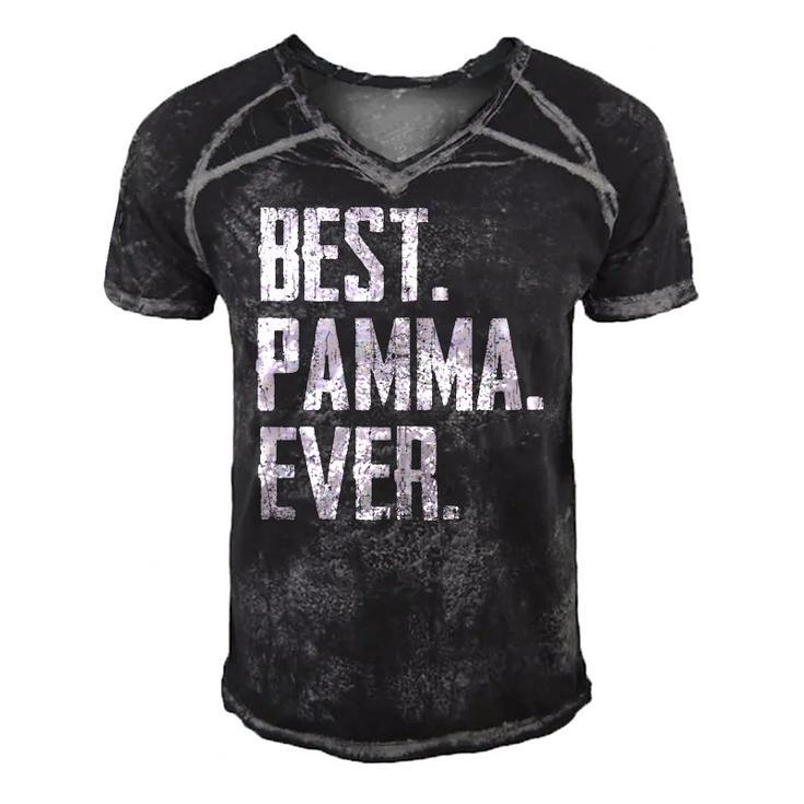 Best Pamma Ever - Vintage Father Men's Short Sleeve V-neck 3D Print Retro Tshirt