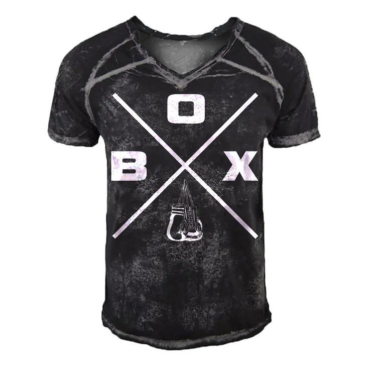 Boxing Apparel - Boxer Boxing  Men's Short Sleeve V-neck 3D Print Retro Tshirt