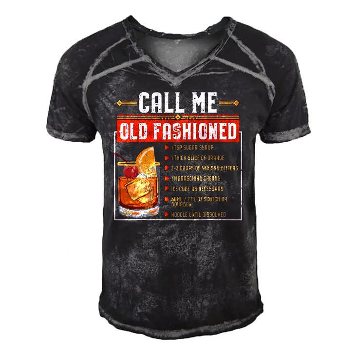 Call Me Old Fashioned Funny Sarcasm Drinking Gift Men's Short Sleeve V-neck 3D Print Retro Tshirt