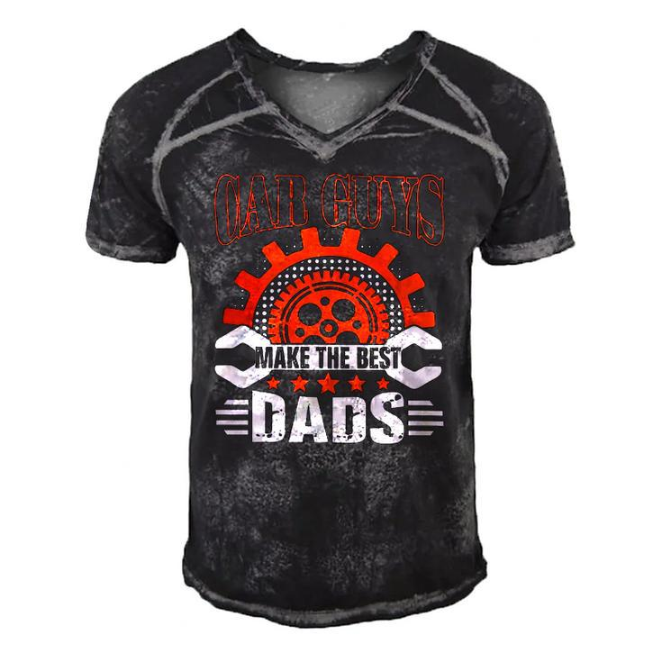 Car Guys Make The Best Dads Fathers Day Gift Men's Short Sleeve V-neck 3D Print Retro Tshirt