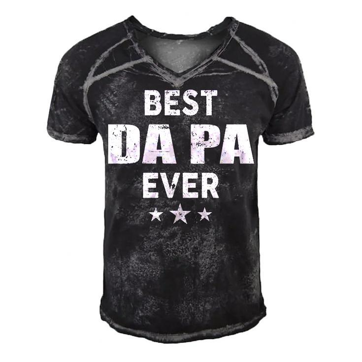 Da Pa Grandpa Gift   Best Da Pa Ever Men's Short Sleeve V-neck 3D Print Retro Tshirt