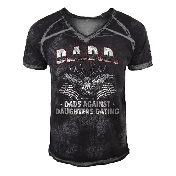 Dadd Dads Against Daughters Dating 2Nd Amendment Men's Short Sleeve V-neck 3D Print Retro Tshirt