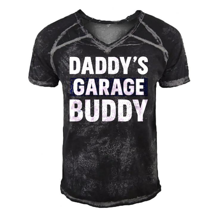Daddys Garage Buddy Gift For Dads Helper Men's Short Sleeve V-neck 3D Print Retro Tshirt