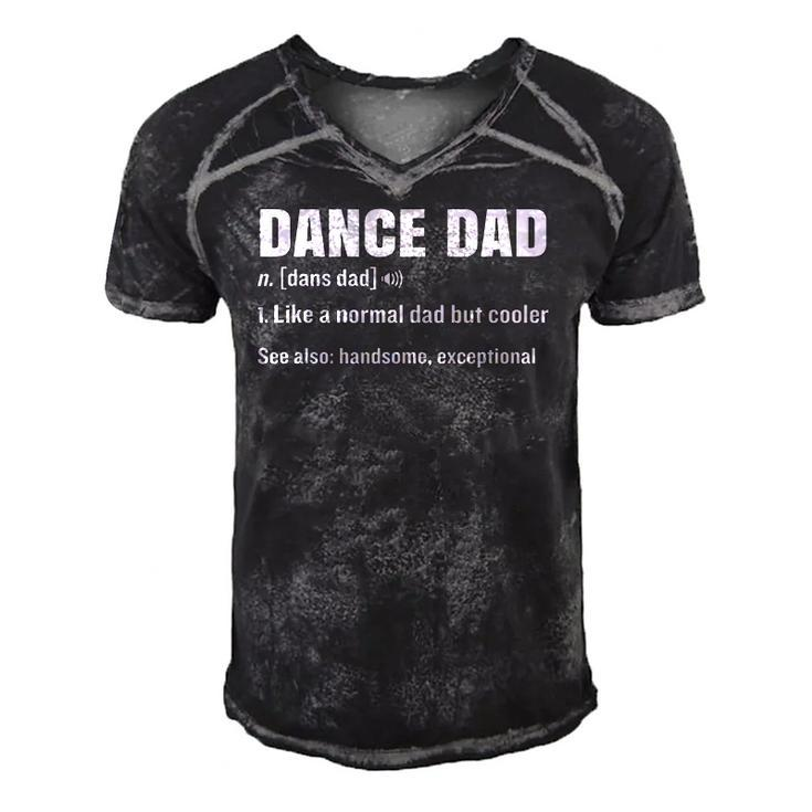 Dance Dad Funny Definition Meaning Fathers Day Men's Short Sleeve V-neck 3D Print Retro Tshirt