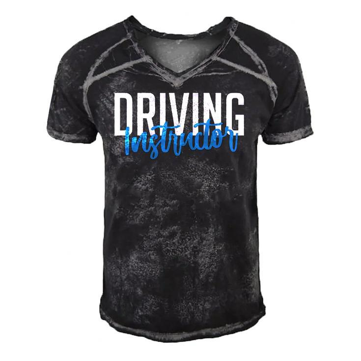 Driving Instructor Gifts Car Driver Brakes Parking Exam Men's Short Sleeve V-neck 3D Print Retro Tshirt
