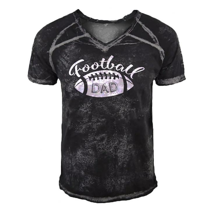 Football Dad - Football Player Outfit Football Lover Gift Men's Short Sleeve V-neck 3D Print Retro Tshirt