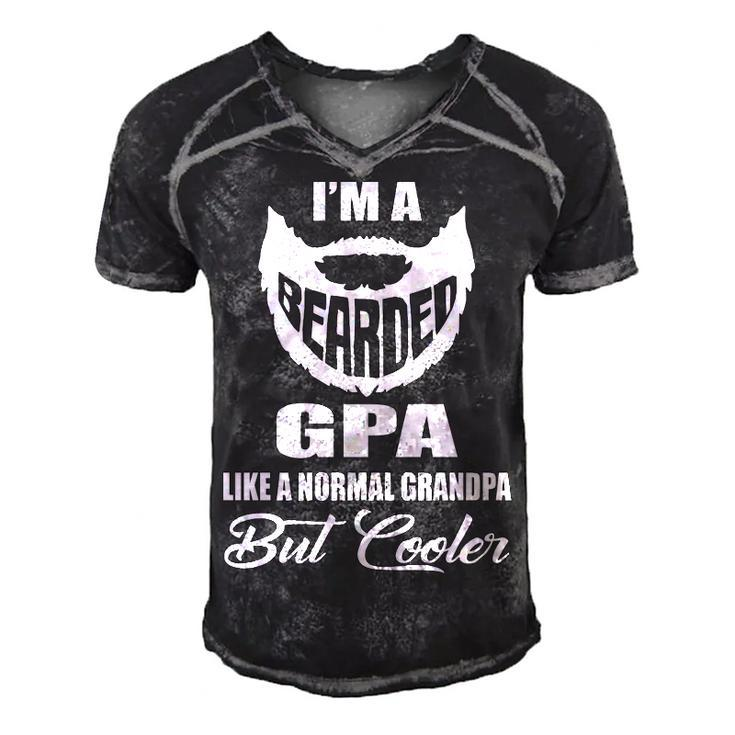 G Pa Grandpa Gift   Bearded G Pa Cooler Men's Short Sleeve V-neck 3D Print Retro Tshirt