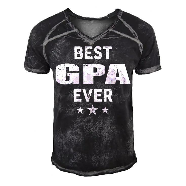 G Pa Grandpa Gift   Best G Pa Ever Men's Short Sleeve V-neck 3D Print Retro Tshirt