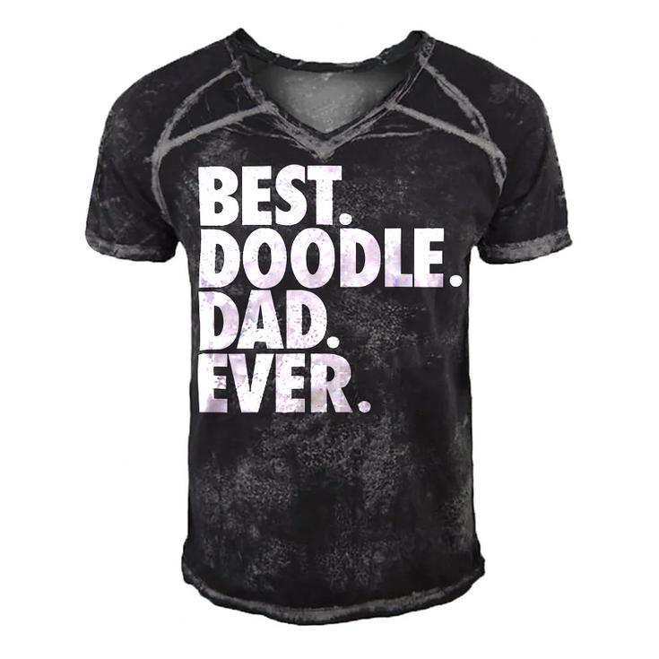 Goldendoodle Dad  - Best Doodle Dad Ever Men's Short Sleeve V-neck 3D Print Retro Tshirt